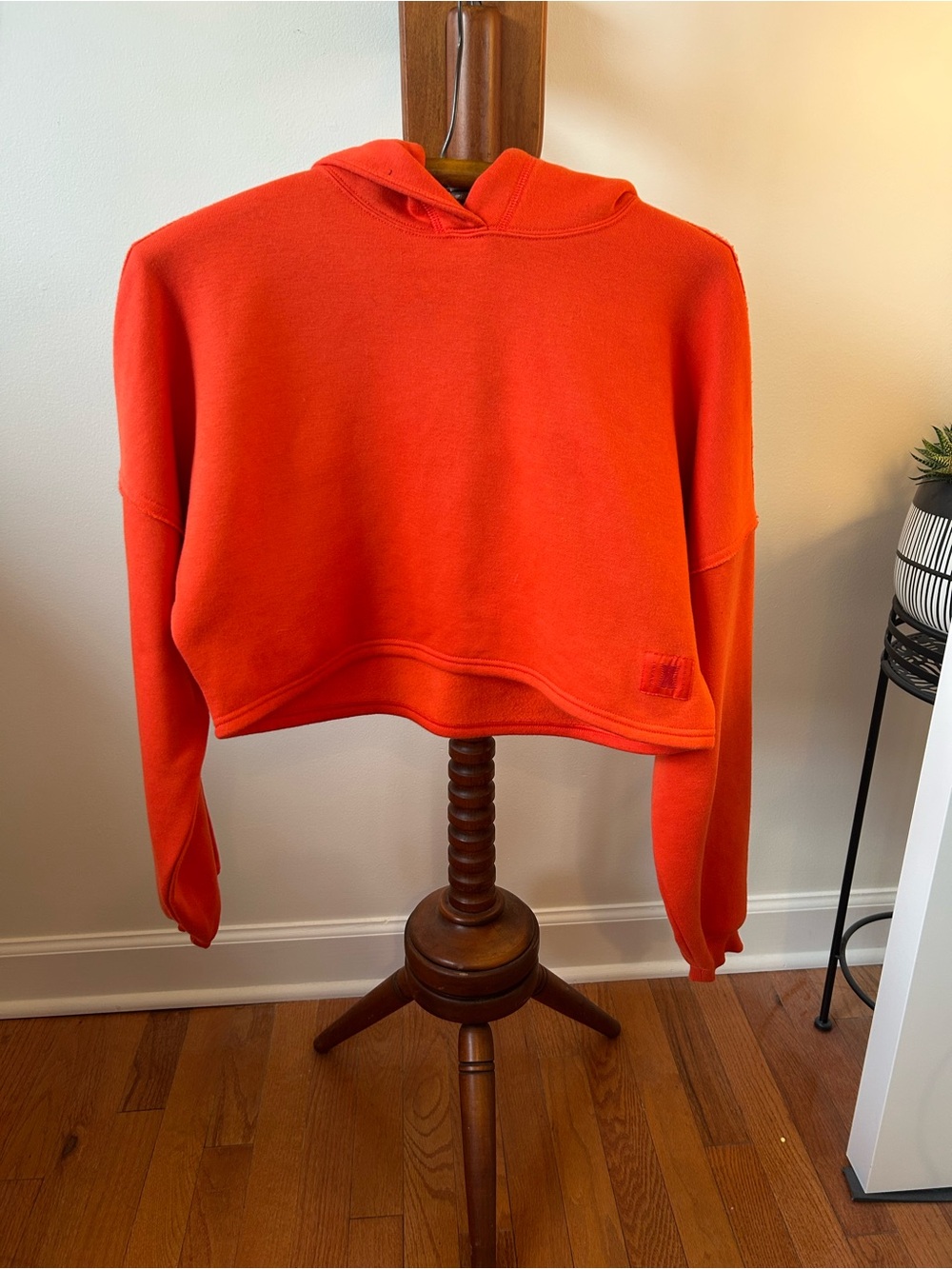 Savage X Fenty Bright Orange Cropped Hoodie